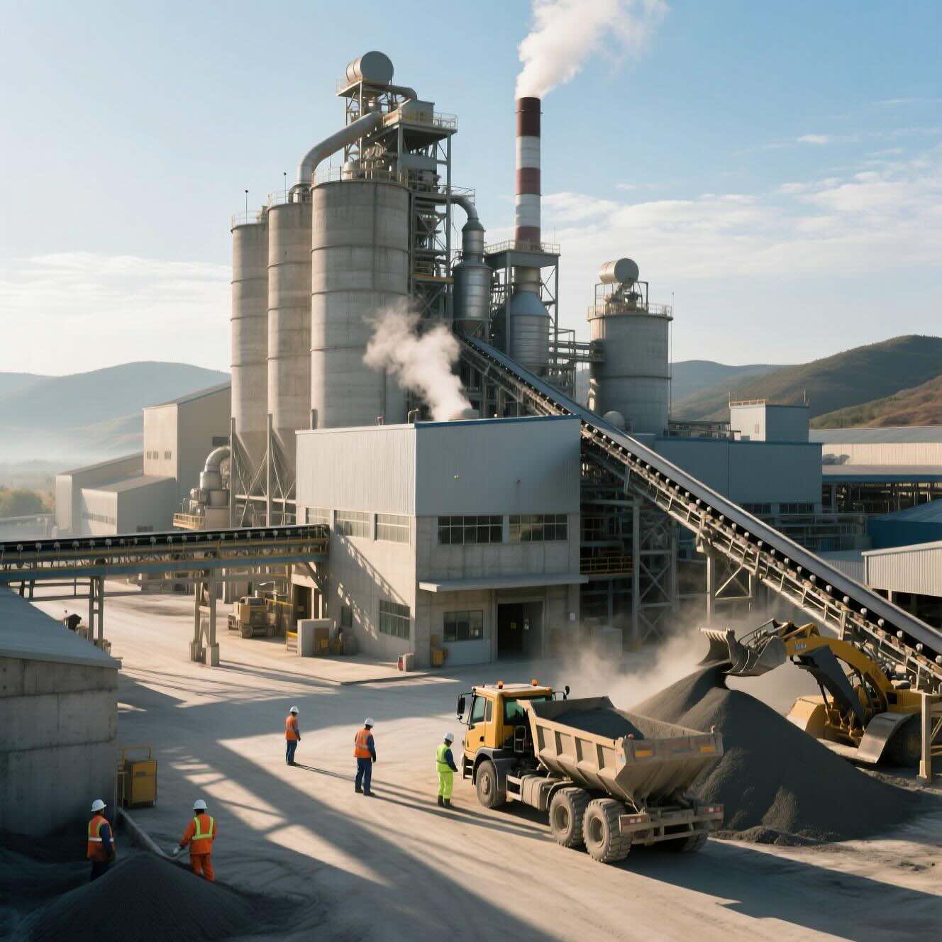 مراحل تصنيع الإسمنت البورتلاندي