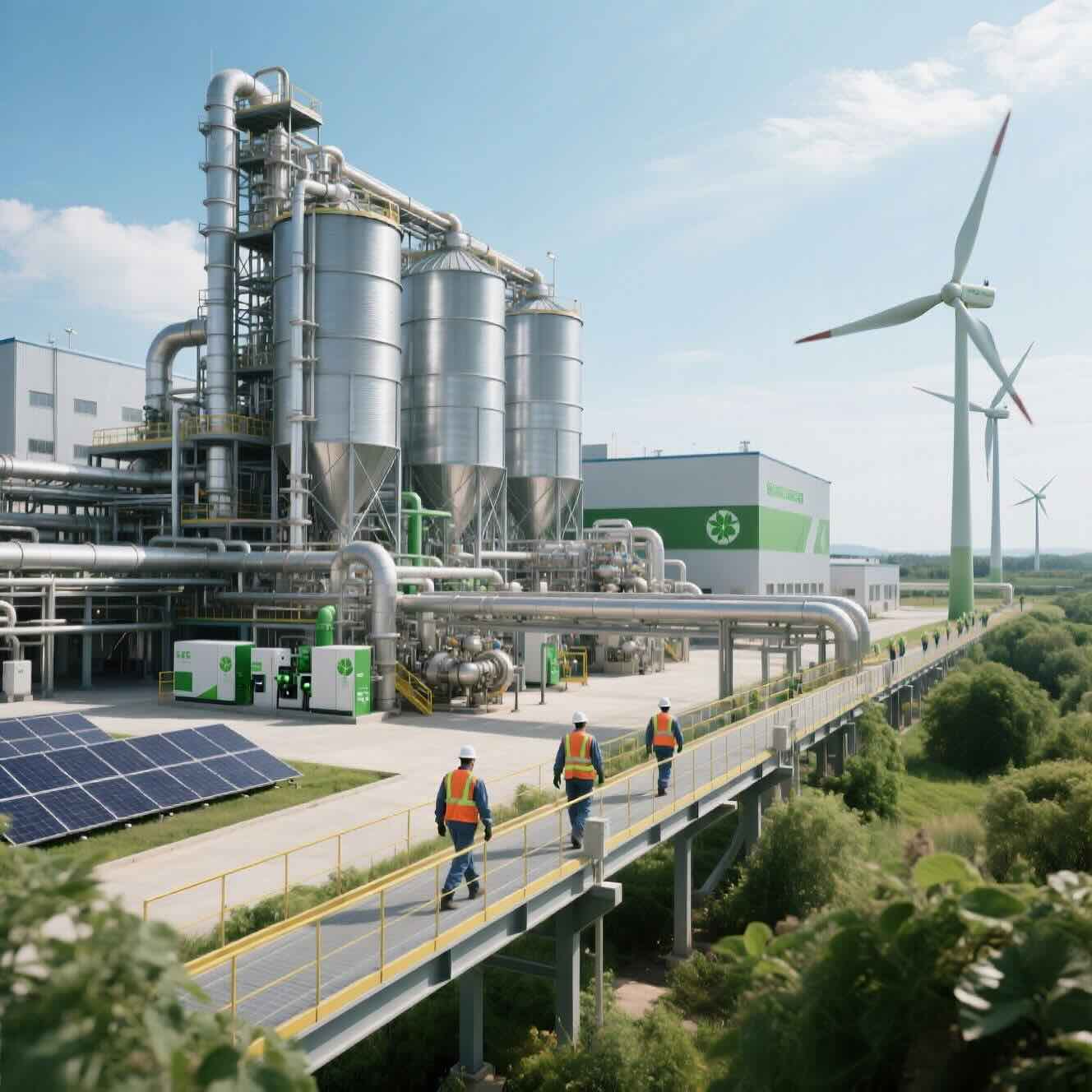 محطة انتاج وقود متجدد